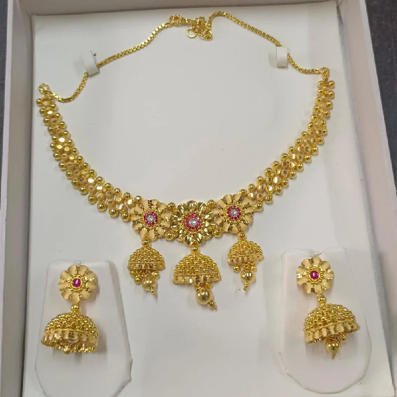 Designer Bead Necklaces-Pari Art Jewellery Forming Necklace Set