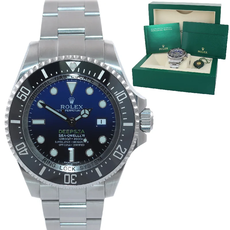 Designer Fashion Watches for Women-Rolex Sea-Dweller Deepsea James Cameron Blue 116660 44mm Watch Box