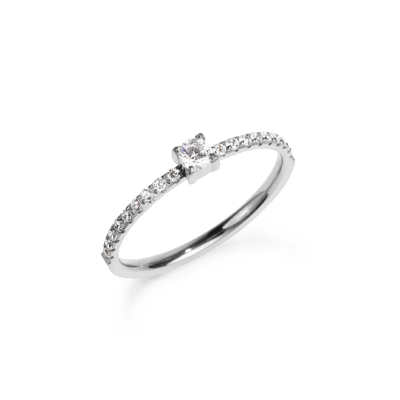 Personalized Engagement Rings-Eternal Love Ring