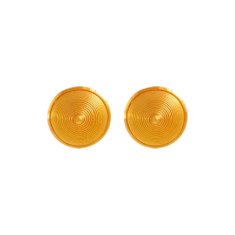 Gold Wire Earrings-22KT Yellow Gold Jhumki Earrings For Women