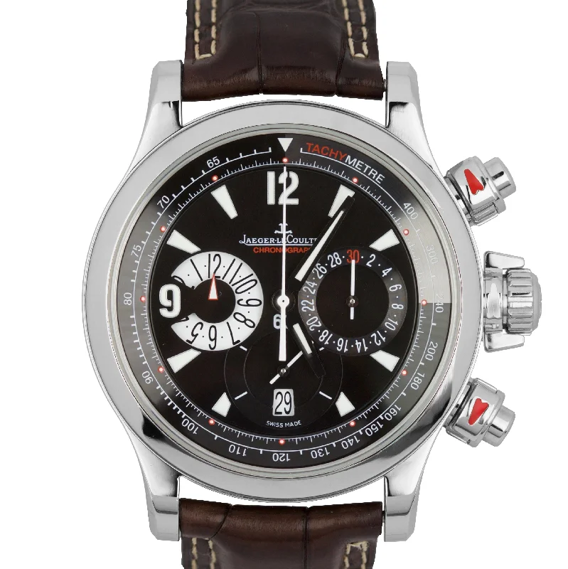 High-End Mechanical Watches-Jaeger-LeCoultre JLC Master Compressor 41.5mm Steel Chronograph 146.8.25 Watch