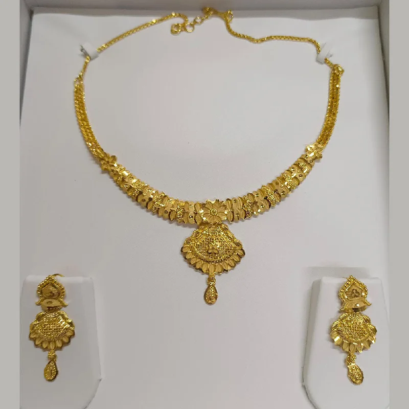 Luxury Diamond Necklaces-Pari Art Jewellery Forming Necklace Set